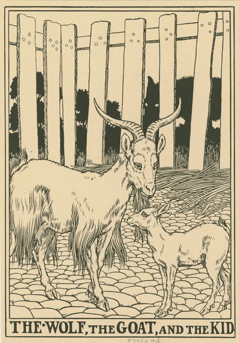 Percy J. Billinghurst - The wolf, the goat, and the kid.