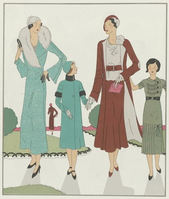 《艺术品味美》，女性优雅系列，1931年11月，第135期，12年级，p。22
