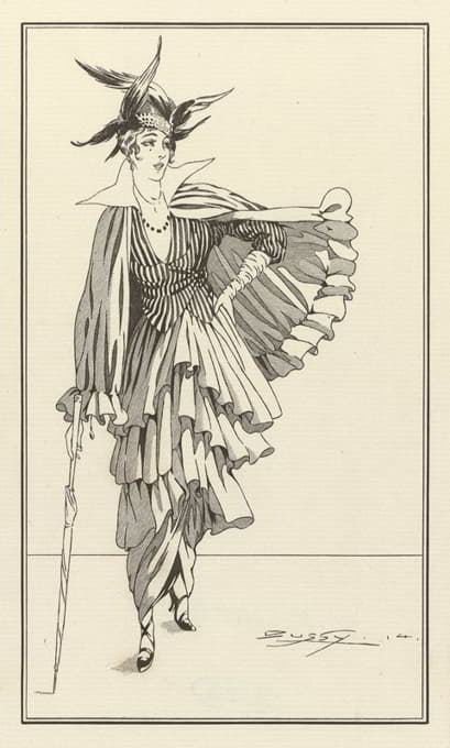 Dussy - Journal des Dames et des Modes, Costumes Parisiens, 1914, No. 175