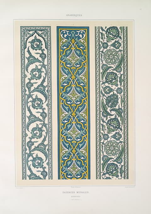 阿拉伯花纹；壁饰；边框（16世纪）
