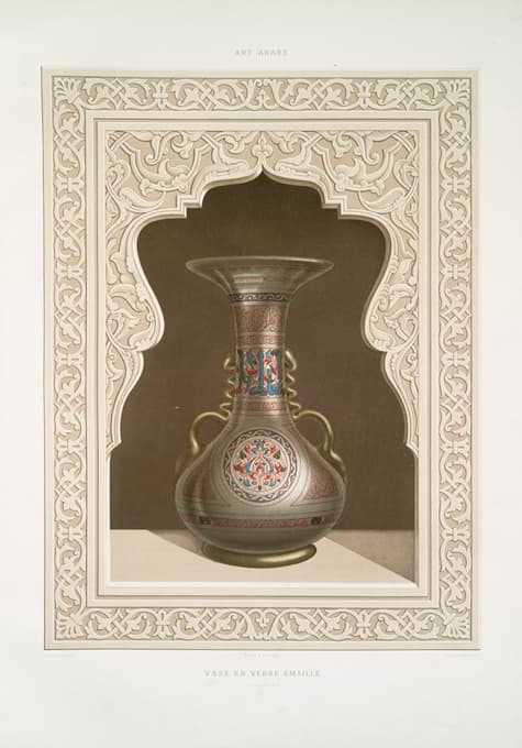 搪瓷玻璃花瓶（16世纪）