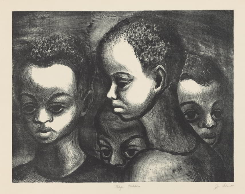 Joseph Leboit - Negro Children