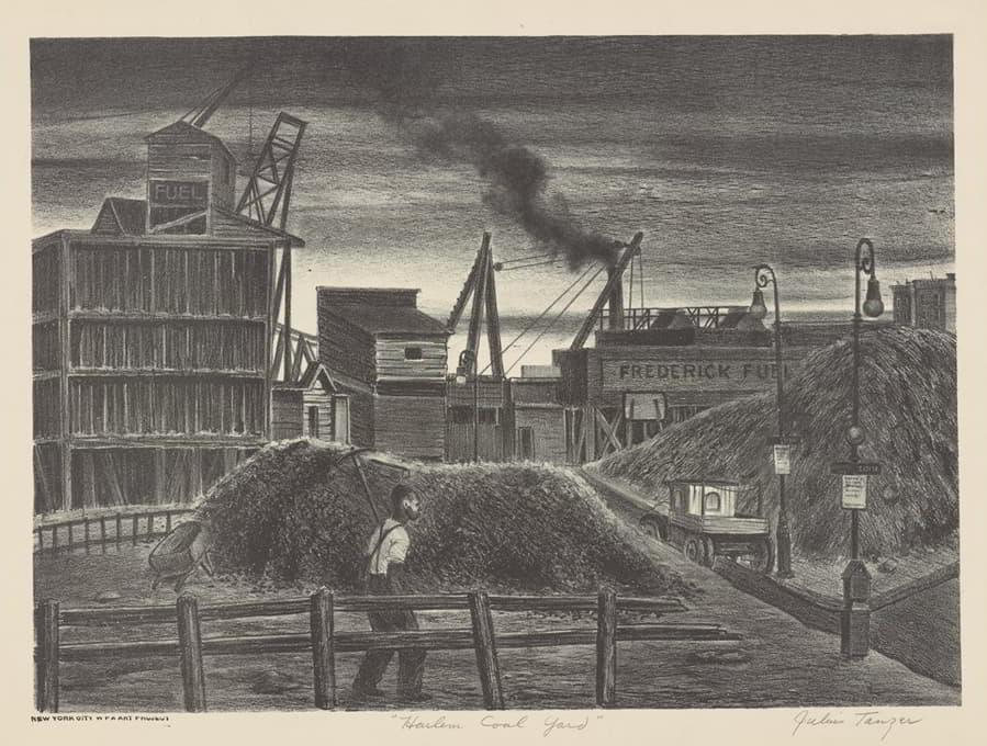 Julius Tanzer - Harlem Coal Yard