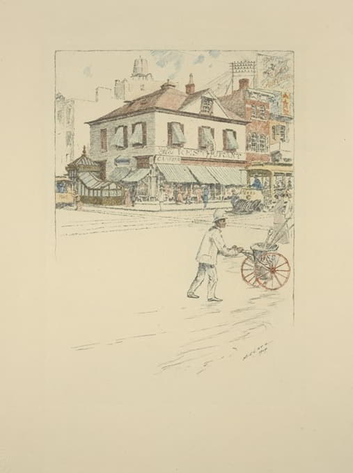Charles Frederick William Mielatz - Peter Cooper’s house, Fourth Avenue and Twenty-eighth Street, 1904
