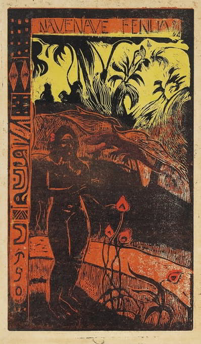 Paul Gauguin - Nave Nave Fenua from the Noa Noa Series