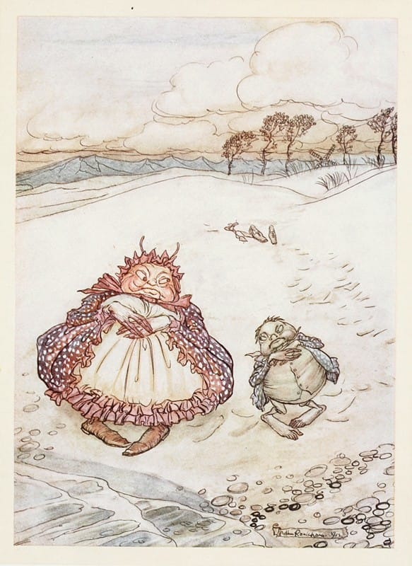 Arthur Rackham - The Crab and his Mother