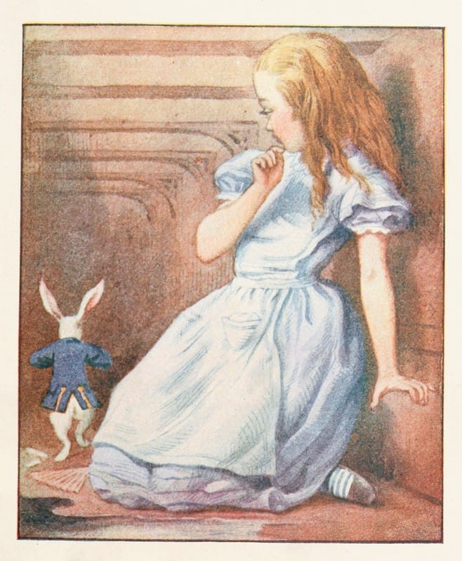 Sir John Tenniel - The Rabbit started violently