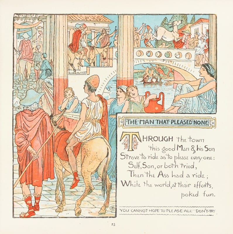 Walter Crane - The Man that pleased none