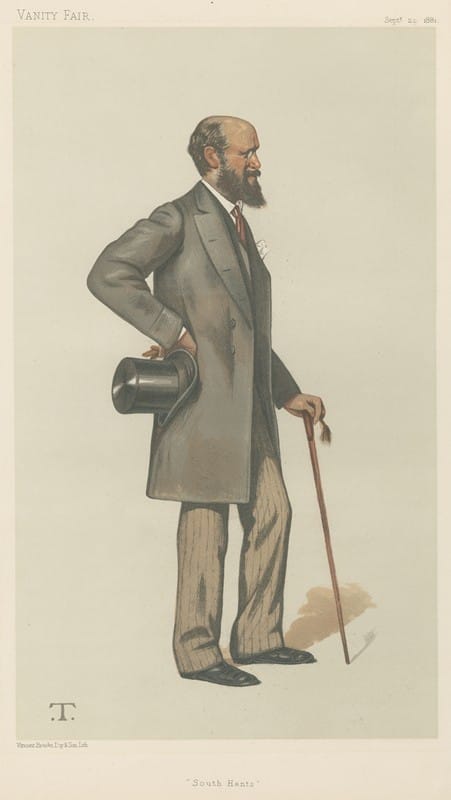 Théobald Chartran - Politicians – Vanity Fair. ‘South Hants.’ Lord Henry John Montagu-Douglas-Scott. 24 September 1881