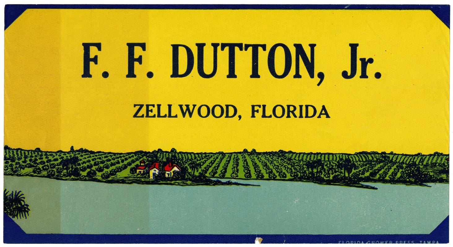 Anonymous - F.F. Dutton, Jr. Produce Label