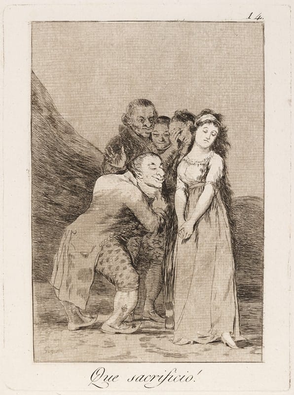 Francisco de Goya - Que sacrificio! (What a sacrifice!)