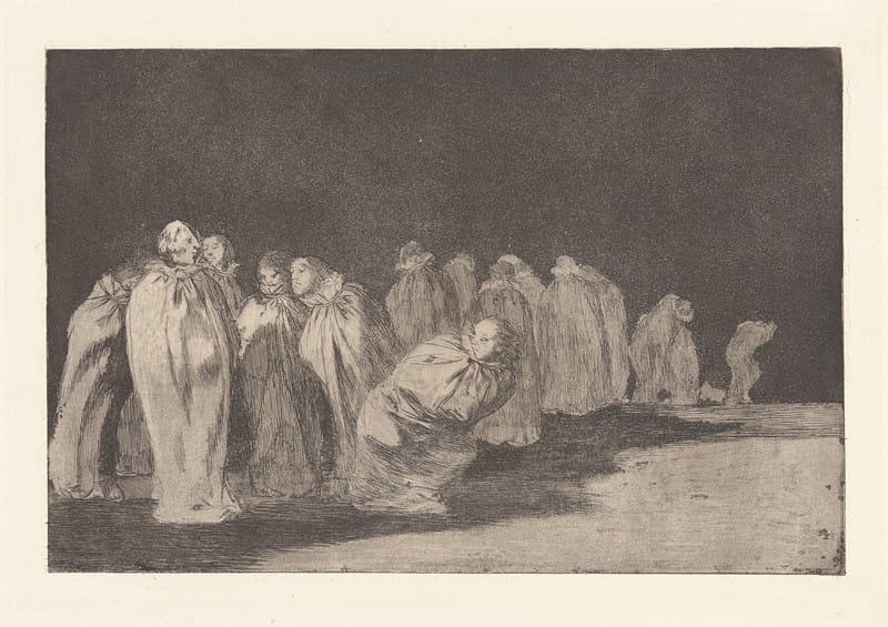 Francisco de Goya - There Is Something beneath the Sackcloth, i.e. You Can’t Judge a Man by His Clothes [The Men in Sacks] (So El Sayal, Hay Al [Los Enscacados])