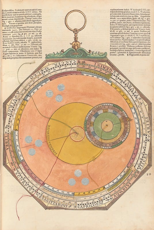 Peter Apian - Astronomicum cæsareum pl 011