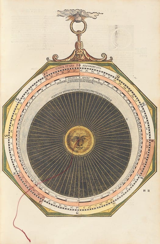 Peter Apian - Astronomicum cæsareum pl 024