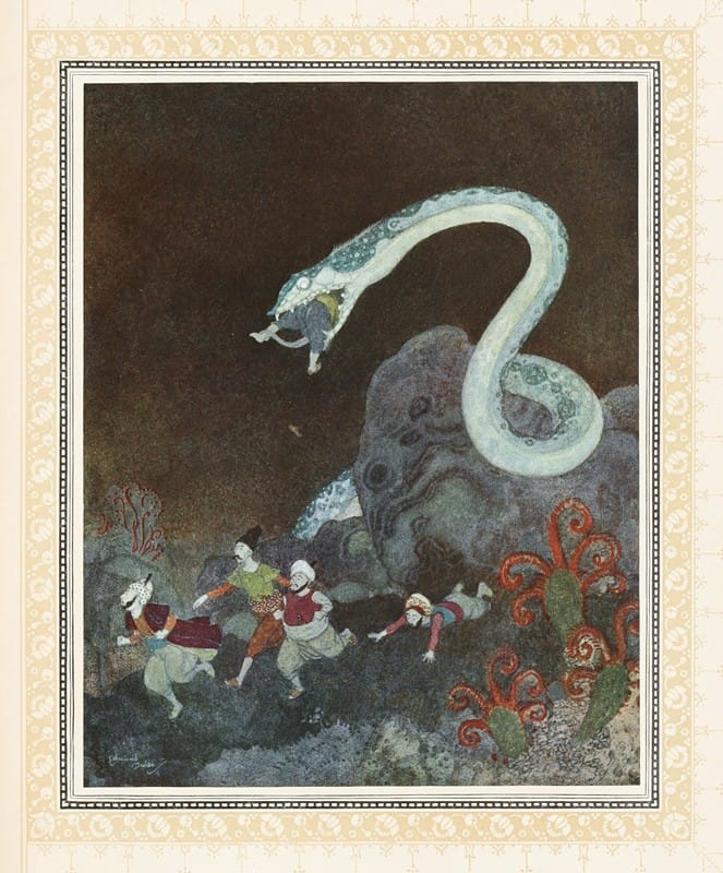 Edmund Dulac - The Episode of the Snake