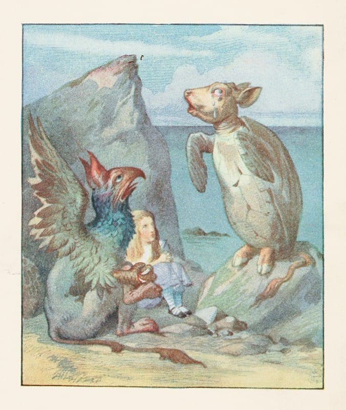Sir John Tenniel - ‘When we were little’ the Mock Turtle went on at last