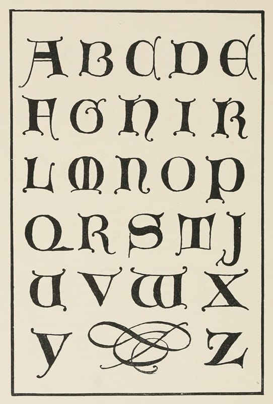 Frank Chouteau Brown - Uncial Gothic initials 3