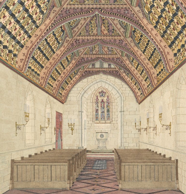 George Edmund Street - Perspective for a Church Interior
