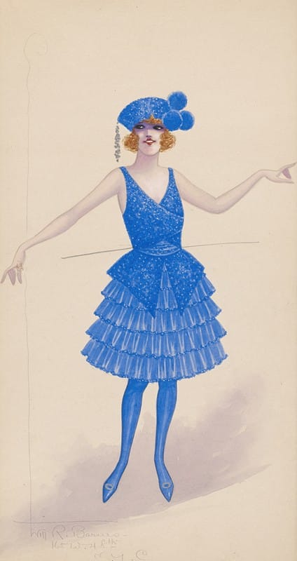 Will R. Barnes - Girl in blue