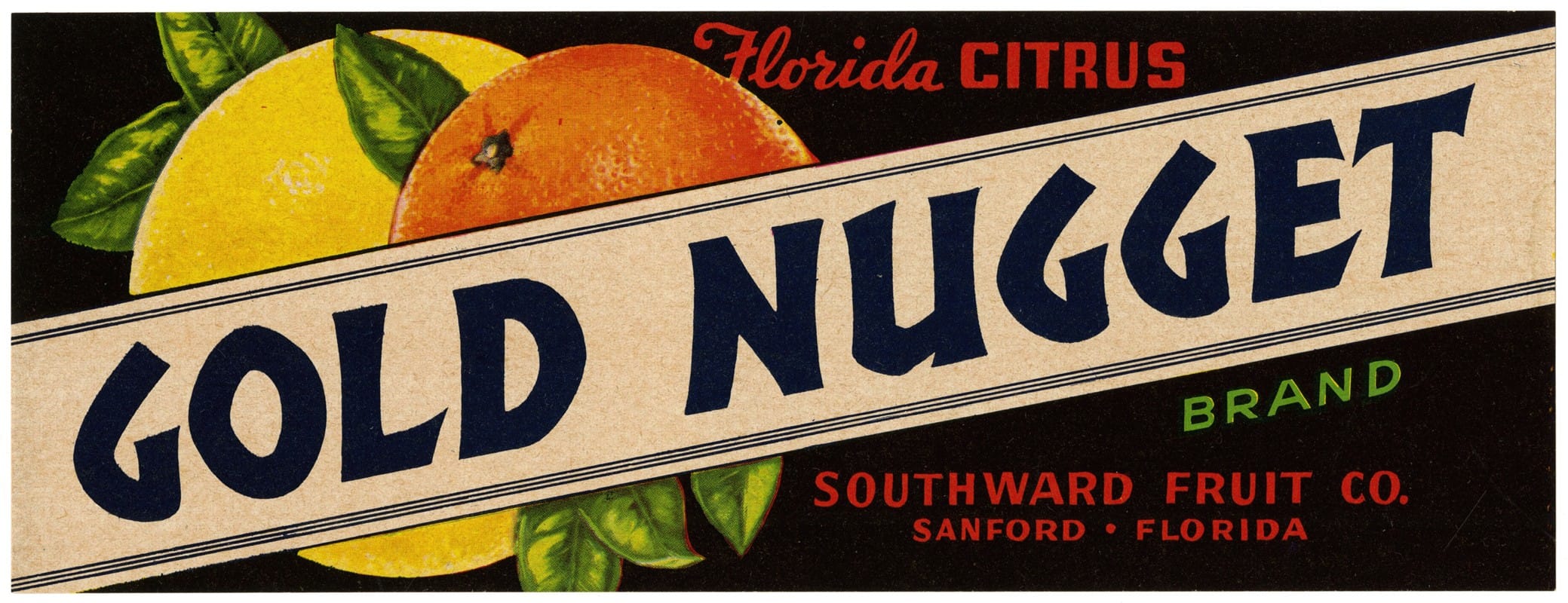 Anonymous - Gold Nugget Brand Citrus Label