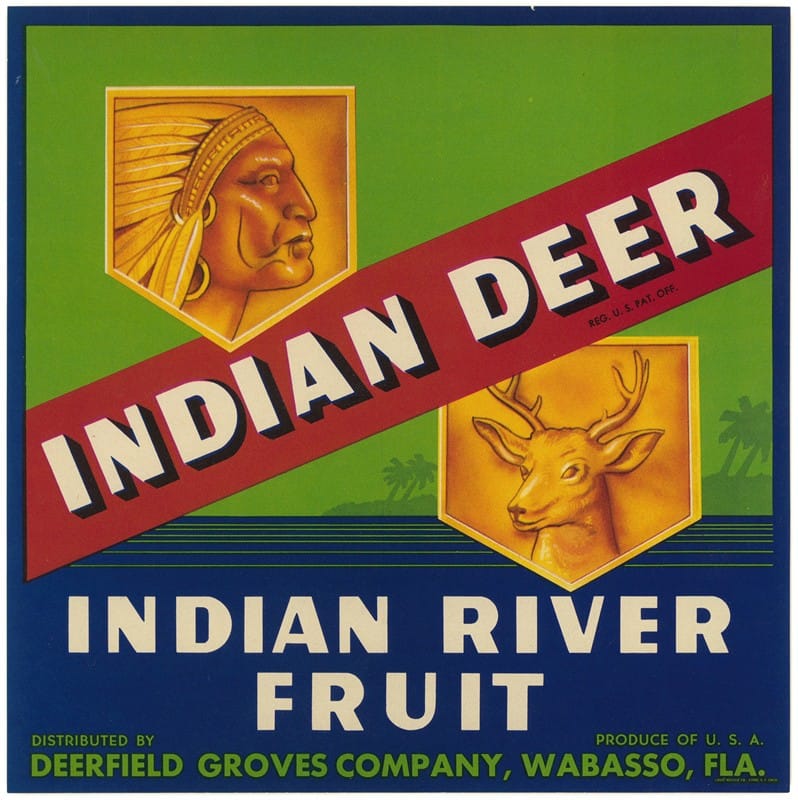 Anonymous - Indian Deer Fruit Label
