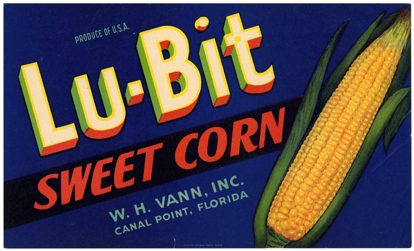 Anonymous - Lu-Bit Sweet Corn Label