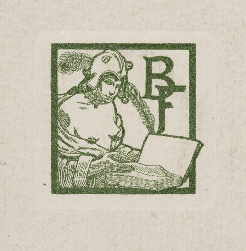 Armand Rassenfosse - Handelsmerk voor de Société des Bibliophiles fantaisistes