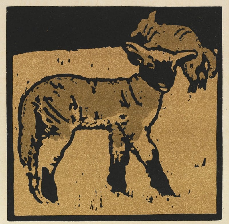 William Nicholson - The Square Book of Animals; The Very Tame Lamb