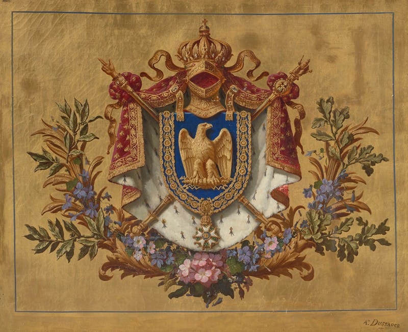 August Dussauce - The Imperial Coat of Arms of the French First Empire (1804-1815), under Napoleon I