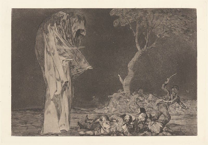 Francisco de Goya - Do Not Lose Honour through Fear [Folly of Fear] (Por Temor No Pierdas Honor [Disparate de Miedo])