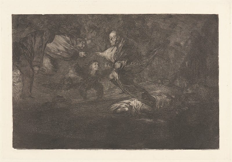 Francisco de Goya - God Creates Them and They Join up Together (Dios los Cria y Ellos Se Juntan)