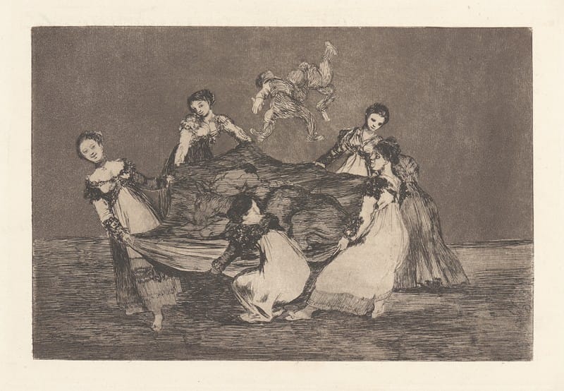 Francisco de Goya - Heavier Than a Dead Donkey (Pesa Mas Que un Burro Muerto)