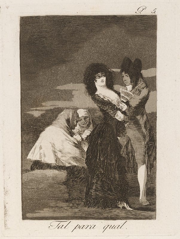 Francisco de Goya - Tal para qual. (Two of a kind.)