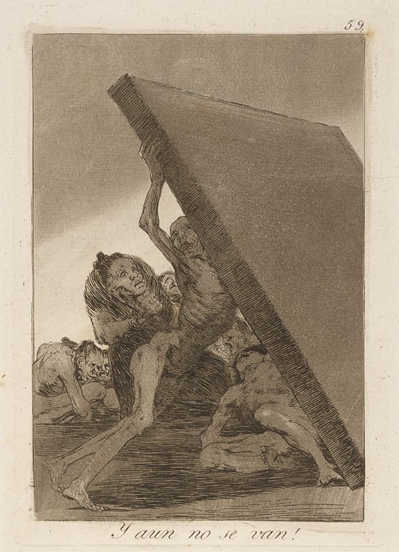 Francisco de Goya - Y aun no se van! (And still they don’t go!)