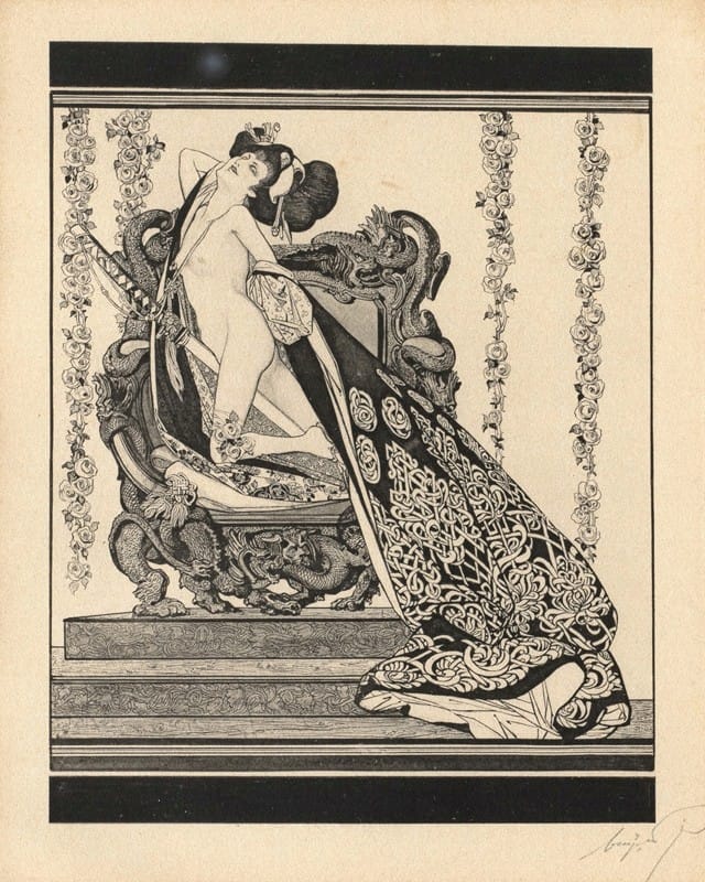 Franz von Bayros - Erotische Darstellung 7