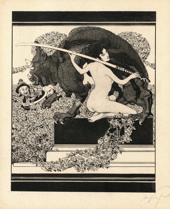 Franz von Bayros - Erotische Darstellung 9