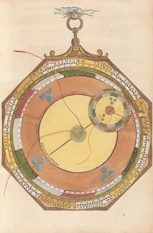 Peter Apian - Astronomicum cæsareum pl 004