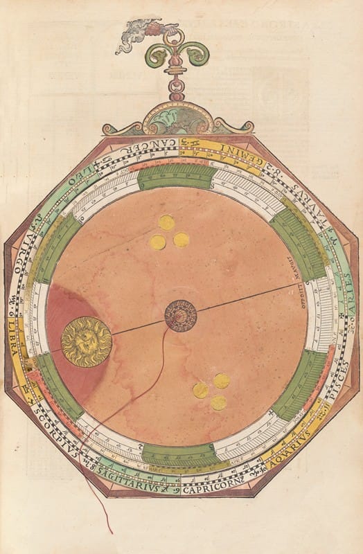 Peter Apian - Astronomicum cæsareum pl 010