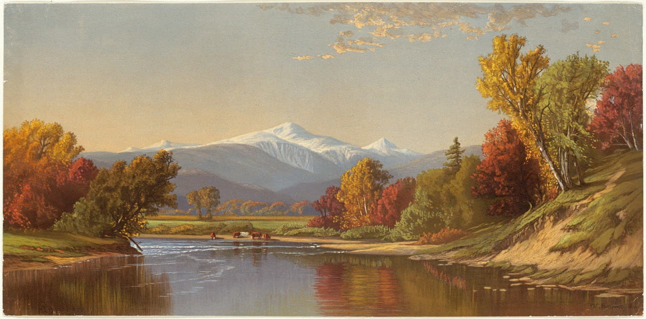 Alfred Thompson Bricher - Late Autumn in the White Mountains