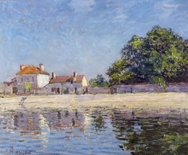 Alfred Sisley - The River Loing at Saint-Mammes