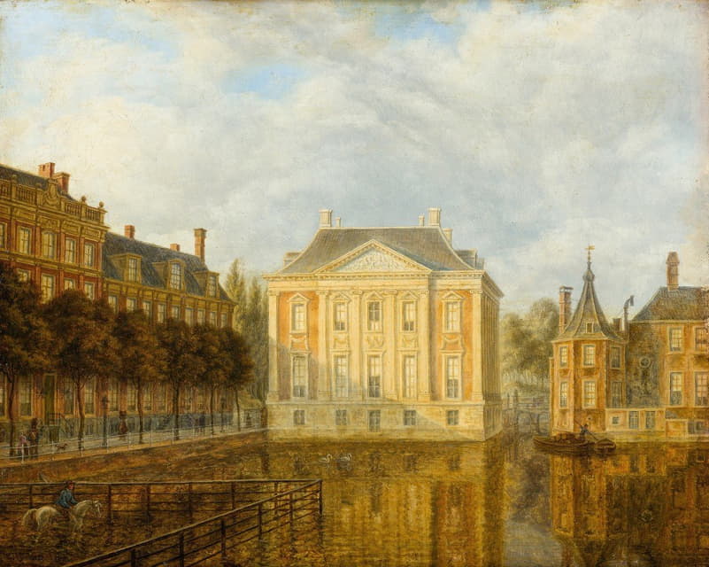 Augustus Wijnantz - View of the Mauritshuis