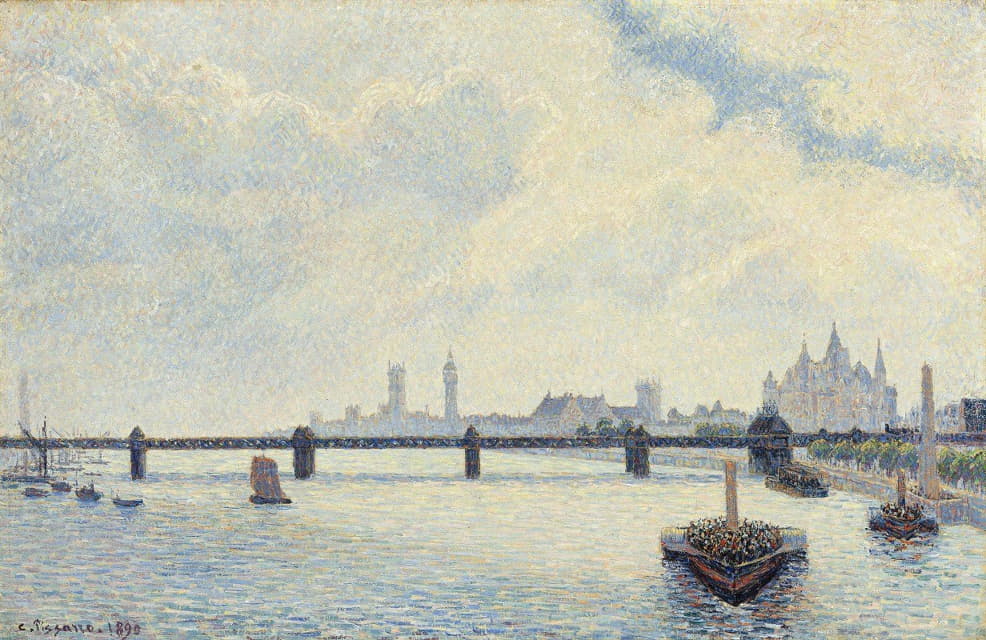 Camille Pissarro - Charing Cross Bridge,London