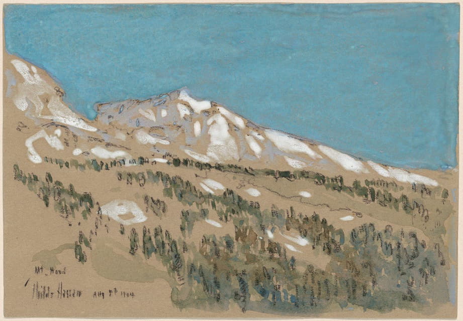 Childe Hassam - Mount Hood,Oregon