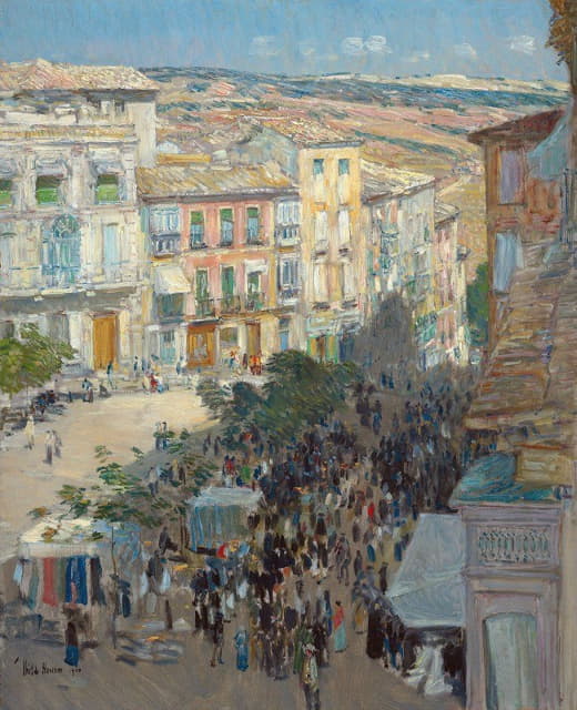 Childe Hassam - View of a Southern French City
