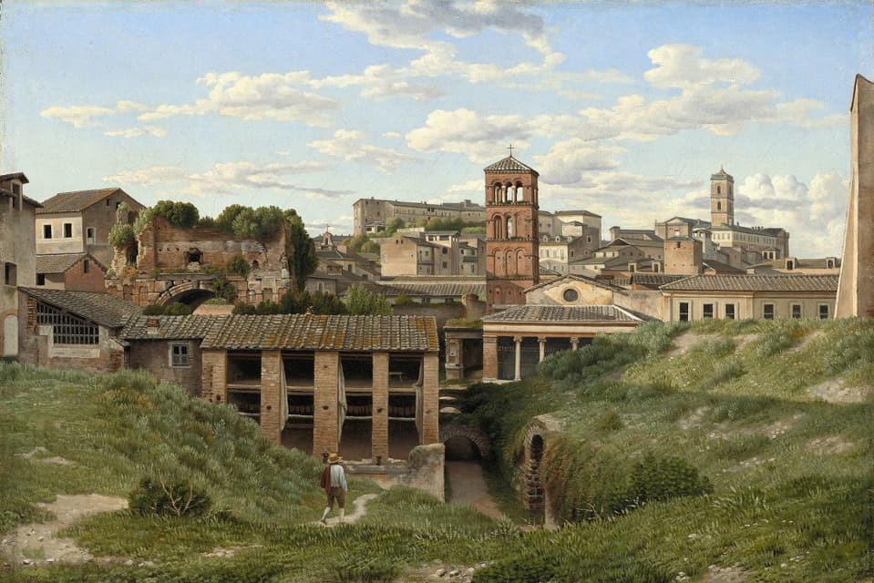 C.W. Eckersberg - View of the Cloaca Maxima,Rome