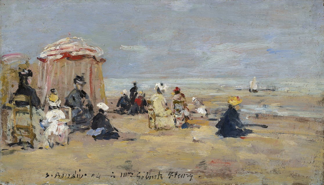 Eugène Boudin - On the Beach