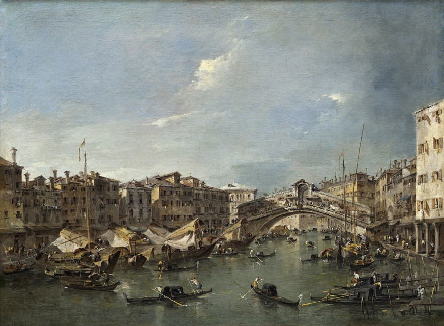 威尼斯里亚尔托大桥大运河