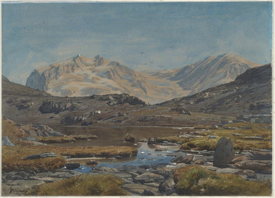 Francois-Louis Français - Mountain Landscape