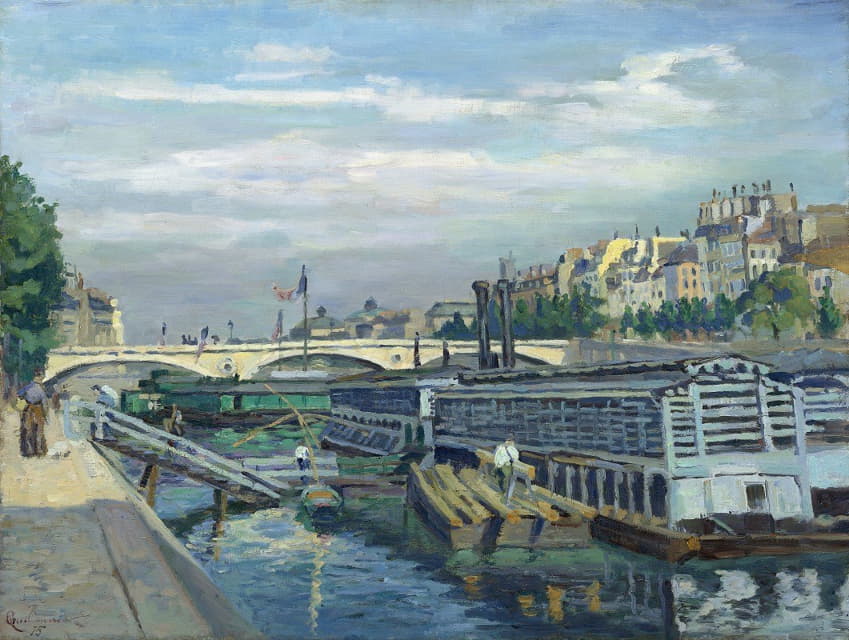 Armand Guillaumin - The Bridge of Louis Philippe