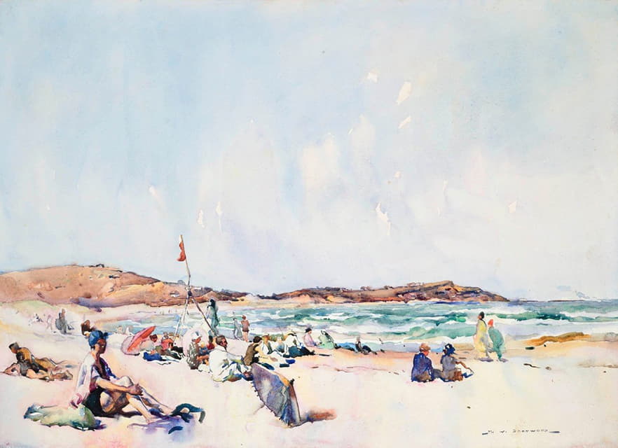 Maud Sherwood - The beach, Dee Why, Sydney